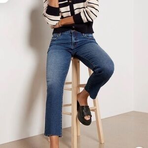 EVEREVE NWT High Rise EVER Straight Dark Wash Denim Jean Size 29